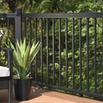 View Minimalist Metal Railing